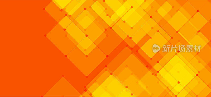 Abstract orange geometric background